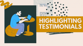 Highlighting testimonials 