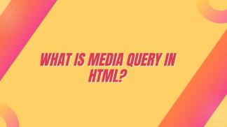 What is Media Query in HTML