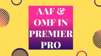 AAF to OMF in Premiere Pro