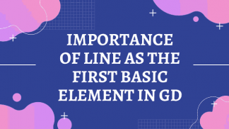 Importance of line as the first basic element in Graphic Design