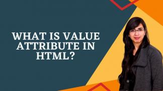 What is Value Attribute in HTML?