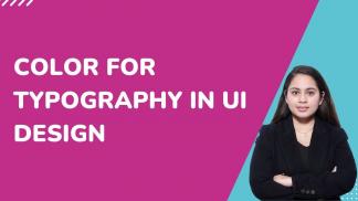 Color for Typography in UI Design